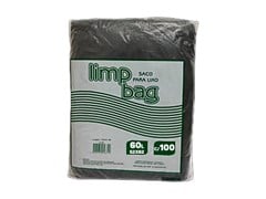 SACO LIXO 60L PT 52X62 1X100 RL