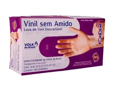 LUVA PROCED. VINIL G S/PO 1X100 CA20722