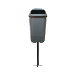 LIXEIRA PAPELEIRA SUPORTE AÇO. 50L CZ