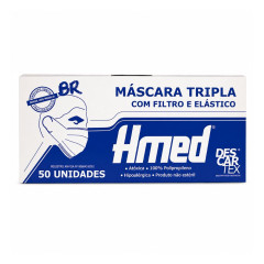 MASCARA DESC. C/ELASTICO BR CX 1X50