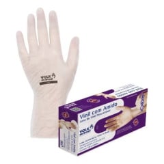 LUVA PROCED. VINIL EG C/PO 1X100 CA20722
