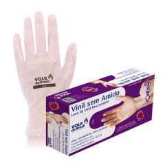 LUVA PROCED. VINIL P S/PO 1X100 CA20722