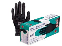 LUVA SENSI SLIM PT M 1X100 CA43174