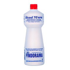 ALCOOL LIQ. 1L 70° INPM