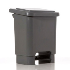 LIXEIRA C/PEDAL 15L ACION. PLAST. CZ