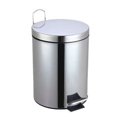 LIXEIRA C/PEDAL INOX 5L REF56891