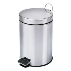 LIXEIRA C/PEDAL INOX 12L REF568688