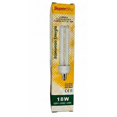 LAMPADA FLUORESCENTE COMP 18W SUPERNIKO