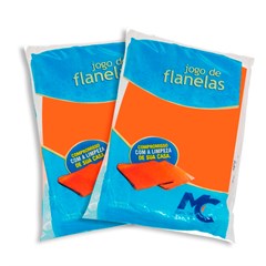 FLANELA LARANJA 28X48