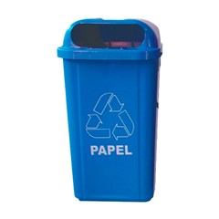 LIXEIRA PAPELEIRA 50L C/GRAV. LX5AZ