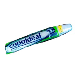 COPO DESC. PS 180ML TR 1X100