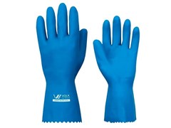 LUVA LATEX VERNIZ SILV AZ M SLIM CA37277