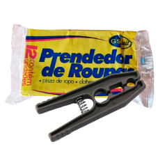 PRENDEDOR ROUPA PLAST. SUPER 1X12