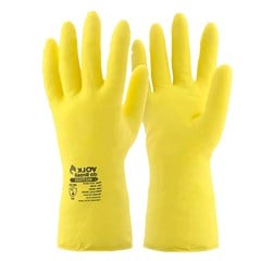 LUVA LATEX VERNIZ SILV AM EG(10) CA37.27