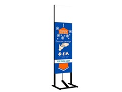 TOTEM ALCOOL GEL ACIONAMENTO C/PE