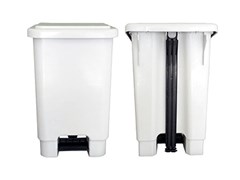 LIXEIRA C/PEDAL 50L ACION. PLAST. BR
